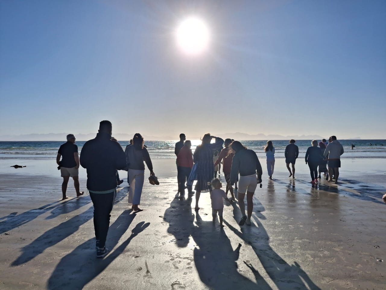 Sunrise over the beach